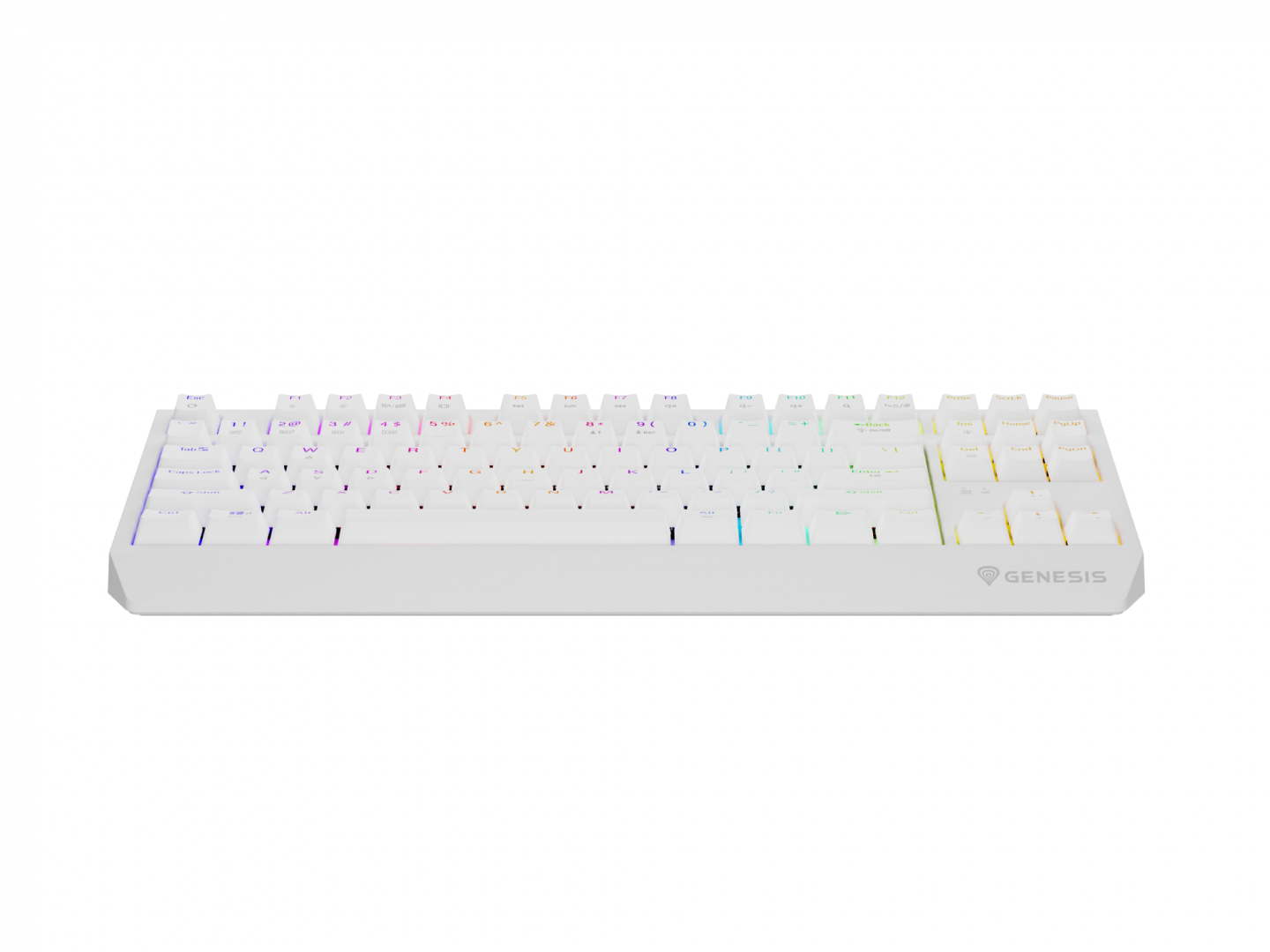 Tastatura Mecanica Gaming Genesis Thor 230 TKL, RGB, Wireless, Alb - imagine 12