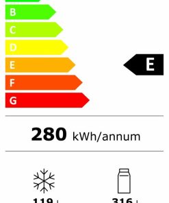 Combina frigorifica HEINNER HCNF-M435INVHXE++, No Frost, 435 l, Clasa E, - imagine 4
