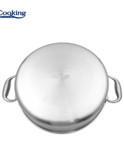 CRATITA INOX+CAPAC STICLA 26X7CM, 3.5L, ATOMIC3, COOKING BY HEINNER - imagine 4