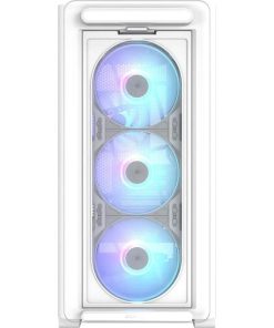 Carcasa ASUS A23 PLUS TG ARGB WHITE, RGB, Mid Tower, - imagine 7