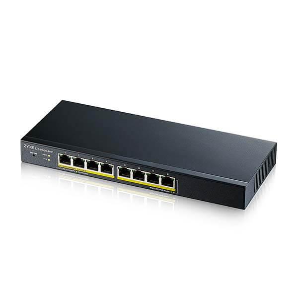 Zyxel GS1900-8HP 8-port GbE Smart Managed PoE Switch - imagine 3