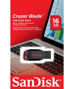 Memorie USB SANDISK Cruzer Blade 16 GB, USB 2.0, Negru