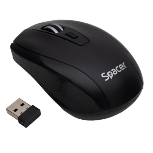 Mouse Wireless SPACER SPMO-WS-BK-04, 1600 dpi, Negru