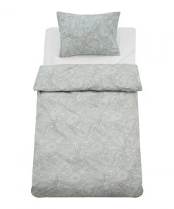 Set de pat single bumbac, 92 gsm,Paisley