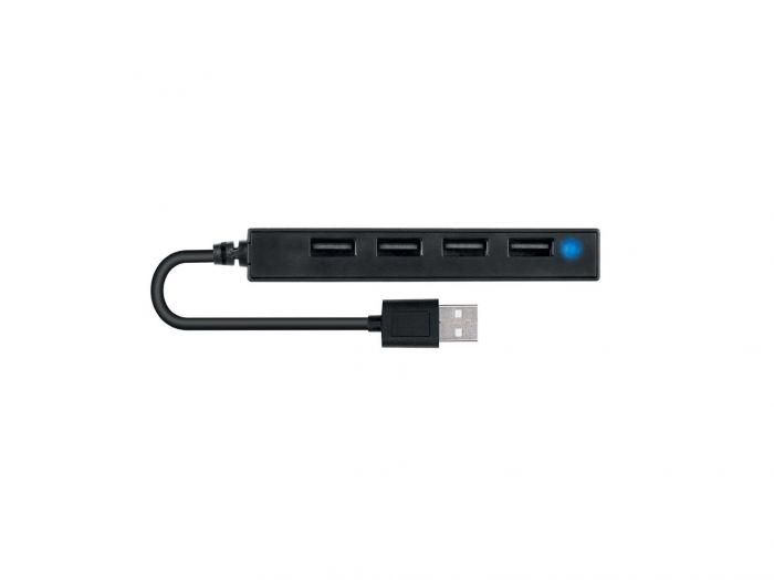Hub USB CONCEPTRONIC HUBBIES, USB-A, 4 porturi, Negru - imagine 5
