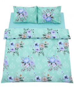 Lenjerie dubla 100% bumbac 4 piese, Spring