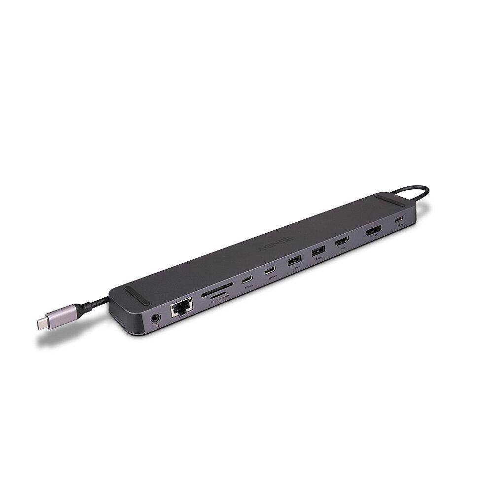 Docking station LINDY DST-Mini XT 810, USB Type-C, 15W, Negru,