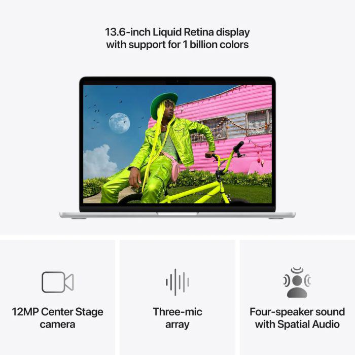 MacBook Air 13.6" Retina/Apple M5 (CPU 10-core, GPU 8-core, NeuralEngine16-core)/16GB/512GB - imagine 8