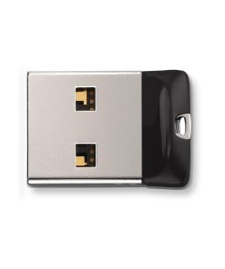 Memorie USB SanDisk Cruzer Fit 16 GB, USB 2.0, Negru