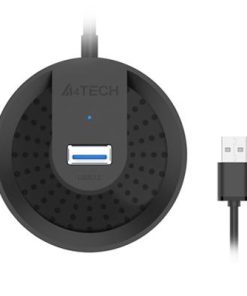Hub USB A4TECH HUB-30-BK USB-A, 5 porturi, Negru - imagine 2