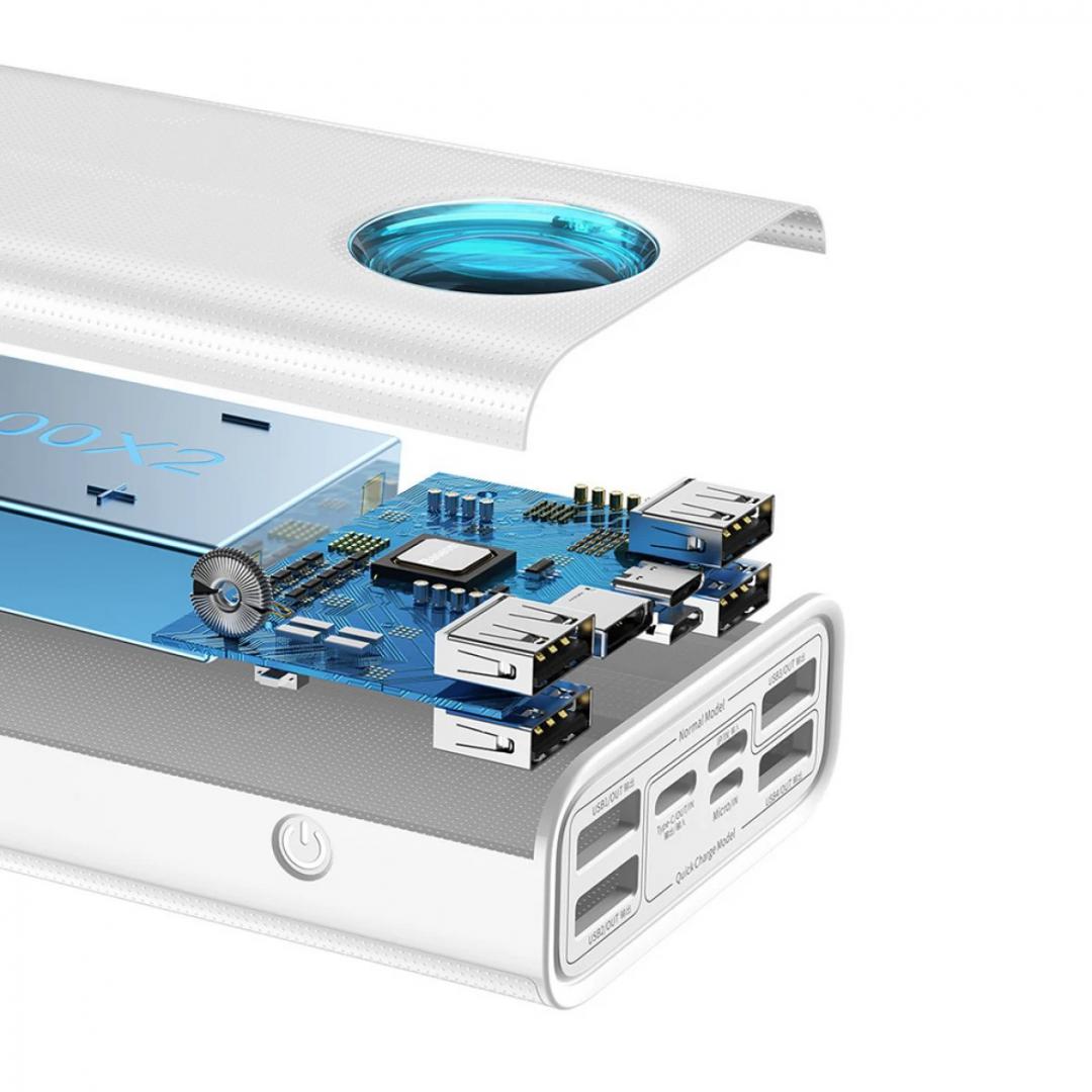 Baterie externa Baseus Ambilight, 30000mAh, PD 3.0 65W, 4 x - imagine 4