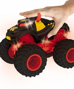 MASINA CU LUMINI SI SUNETE, REV TREDZ ROSU, HOT WHEELS - imagine 4