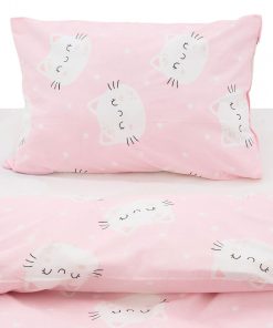 Set de pat single bumbac, 92 gsm, Cat - imagine 4