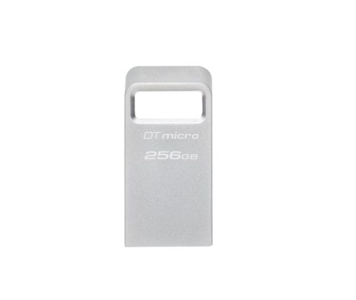 Memorie USB Kingston DataTraveler Micro 256 GB, USB 3.2, Argintiu