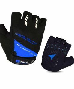 MANUSI B-RACE CU GEL NEGRU/ALBASTRU, S