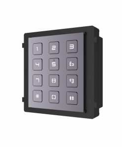 Modul de extensie videointerfon cu tastatura Hikvision DS-KD-KP; permite formarea codului