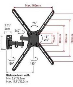 Suport TV de perete, Barkan E3423, Fix, 13"- 58", VESA - imagine 2
