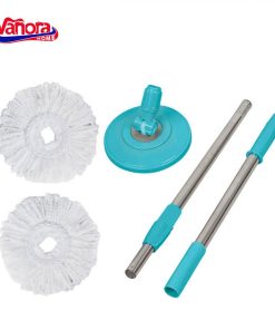 SET CURATENIE CU MOP ROTATIV, CLEAN360, ALBASTRU - imagine 6