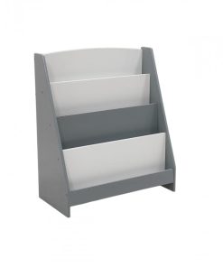 Raft depozitare carti, gri, MDF, U-Grow