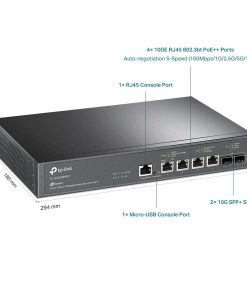 "JetStream™ 4-Port 10GBase-T and 2-Port 10GE SFP+ L2+ Managed Switch - imagine 4