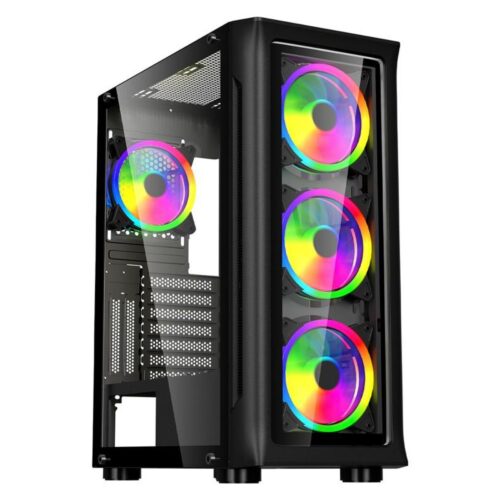 Carcasa Spacer SHIELD Mid Tower NEGRU