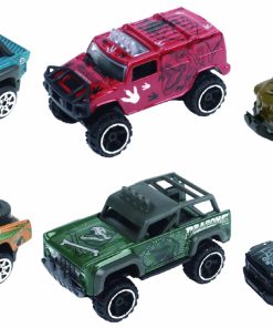 MACHETA DIE CAST, SET 6 CAMIONETE 1/64, 7.5 CM, DIVERSE - imagine 3