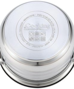 SEMIOALA INOX+CAPAC, 18X10.5 CM, 2.5 L, MYRA, COOKING BY - imagine 3