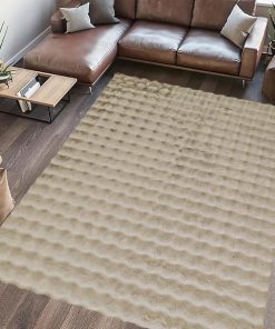 COVOR BLANITA PAOPAO 160X230 CM BEIGE - imagine 2