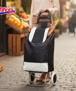 TROLER DE CUMPARATURI SMART, 35L, NEGRU - imagine 2