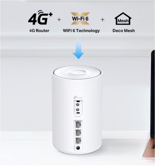 TP-Link DECO X50-4G (1-pack), Gateway 4G&Unitate mesh WI-FI6, AX3000, Standarde - imagine 4