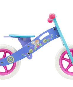 WOODEN BALANCE BIKE, SEVEN, MODEL FROZEN, 12 INCH, MOV BLUE