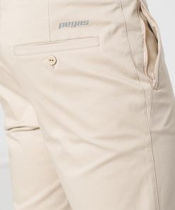 PANTALONI SCURT CASUAL BARBATI BEIGE XXL - imagine 7