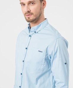 CAMASA CASUAL BARBATI LIGHT BLUE L - imagine 4