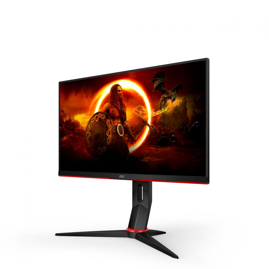 Monitor Consumer AOC Q24G2A/BK, 23.8", 2560 x 1440 pixeli, Black, - imagine 6