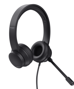 Casti Head-band Trust Ayda, Wired, negru - imagine 4