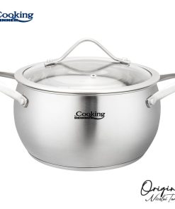 SEMIOALA INOX+CAPAC 18X10 CM, 2.5L, NICOLAI TAND, ORIGINI, COOKING BY