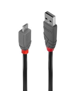 Cablu transfer Lindy LY-36733, USB 2.0 Type A to MicroUSB, - imagine 3