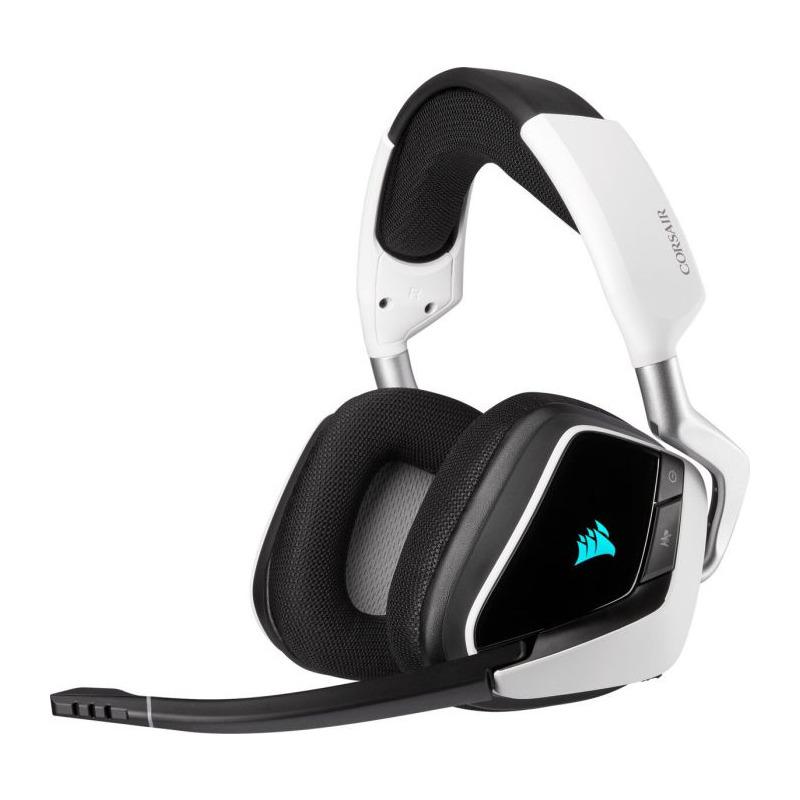 Casti Gaming Head-band CORSAIR VOID RGB ELITE Wireless, Wireless, Alb - imagine 3