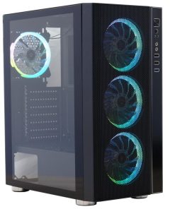 Carcasa SPACER SPCS-GC-RAINBOW, RGB, Mid Tower, Black - imagine 12