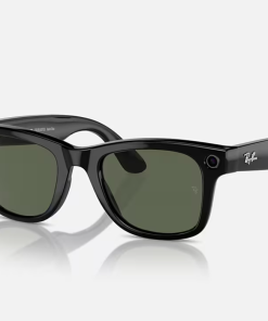 RayBan Meta Wayfarer Shiny BLACK/GREEN