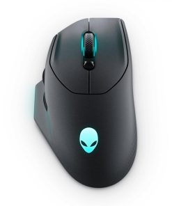 Mouse Gaming Wireless DELL AW620M, 26000 dpi, Negru