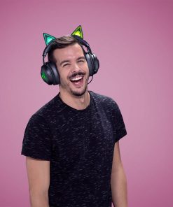 Casti Gaming Head-band Razer Kraken Kitty Edition, Wired, noise-canceling, Negru - imagine 3