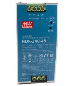 Sursa de alimentare Hikvision NDR-240-48; Tensiune iesire: 48VDC @5A, Tensiune