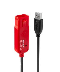 Cablu Lindy 12m USB 2.0 Active Extension - imagine 2