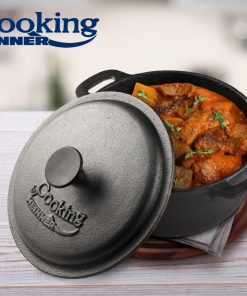 SEMIOALA FONTA PURA+CAPAC 24x10.8CM,3.8L, COOKING BY HEINNER - imagine 3