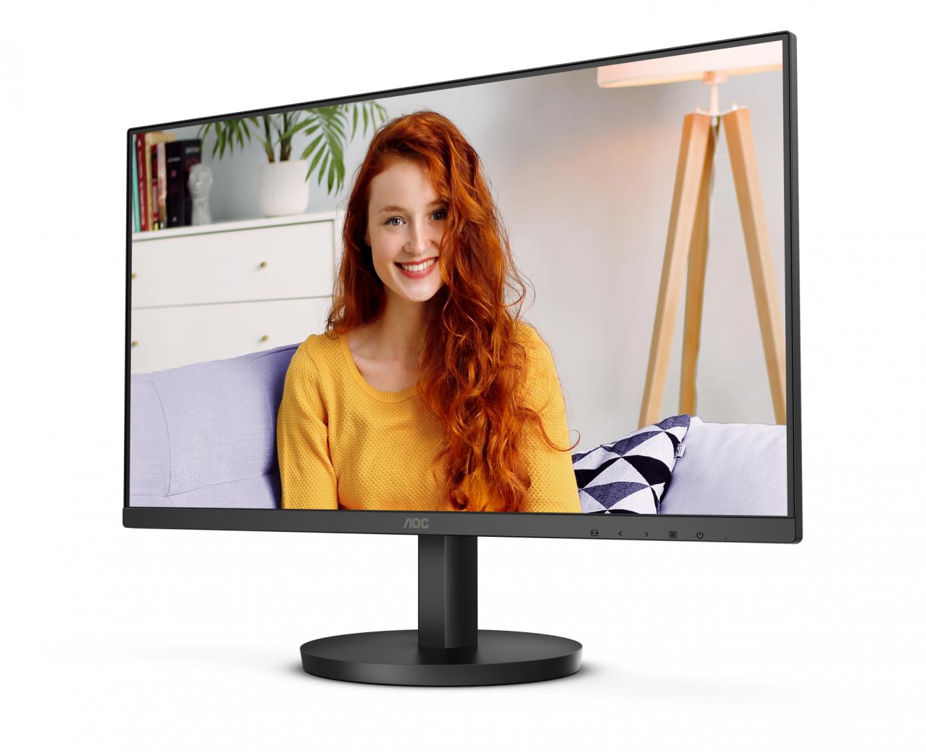 Monitor Consumer AOC 24B3HMA2, 23.8", 1920 x 1080 pixeli, Black, - imagine 4