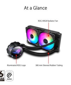 Cooler Procesor ASUS ROG Strix LC II 240 ARGB, Lichid, - imagine 3