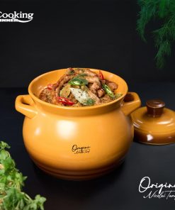 OALA CERAMICA CU CAPAC, 19x19.5 CM, 6 L, NICOLAI - imagine 10