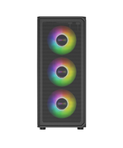 Carcasa PRO GAMING GHOST, RGB, Mid Tower, Black - imagine 3