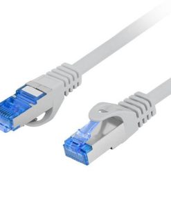 Patch cord Cat.6A S/FTP LSZH CCA 20 m gri, Fluke